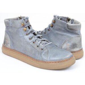 BED|STU Roan Leather Macc II 2 High Mid Top Sneaker Grey Size 11